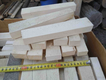 Lipové hranolky na figurky, různé rozměry na přání - 8