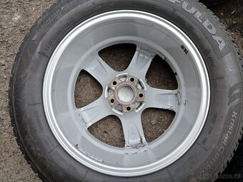 Prodám sadu ALU kol Rial 235/60R17 zimní - 8