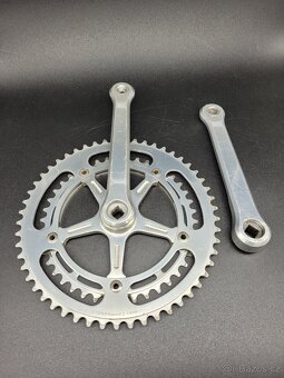 Kliky Campagnolo Super Record No Fluted, 1987, délka 172.5mm - 8