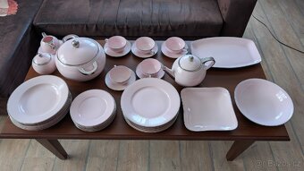 Prodám sadu - růžový porcelán - 8