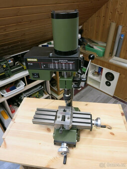 Soustruh Proxxon PD 250E, frézovací a vrtací hlava PF230, kř - 8