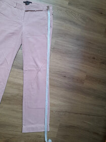 Krásné starorůžové kalhoty Zara, vel. M - 8