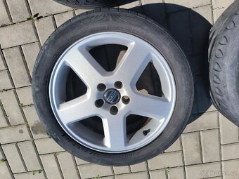 Litá ALU kola 5x108 pneu 205/50 R17 - 8