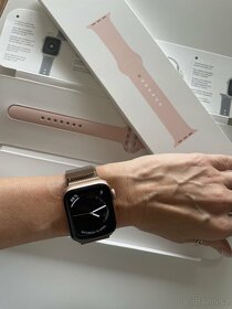 Apple Watch series 4 40 mm rose gold + Milansky tah reminek - 8