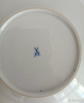 Starožitné porcelánové šapo Míšeň - Meissen - 8