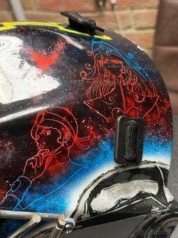 Brankářská Maska Rey Custom Daft Punk - 8