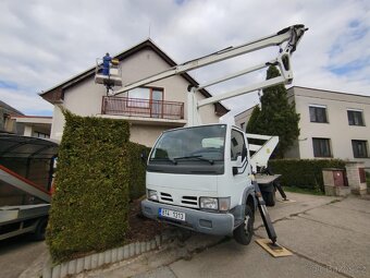 Montážní plošina. Nissan Cabstar.21m, 9m - 8