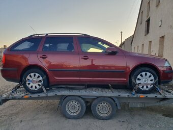Škoda Octavia 2 combi 1.9 TDI díly - červená met. 9892 - 8