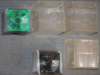 MD minidisc MAXELL 74min., s obaly, plast.MD box,sada 10ks - 8