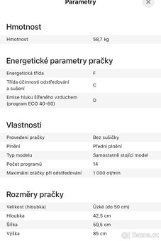 Úzká pračka WHIRLPOOL FWSL 61051 W EE N - 8