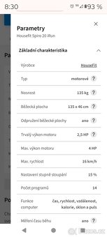 Prodám běžecký pás Housefit Spiro 20 iRun - 8