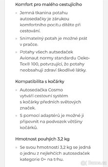 Autosedačka vajíčko Avionaut Cosmo black - 8