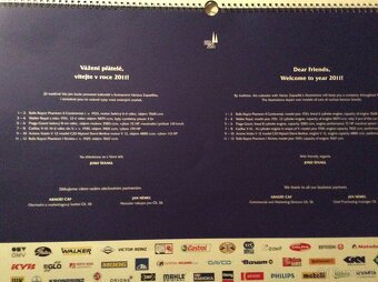 Nástěnný Sběratelský kalendář od Zapadlíka rok2011 - 8
