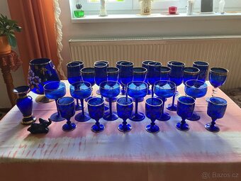 Broušené sklo, porcelán, keramika atd. z pozůstalosti - 8