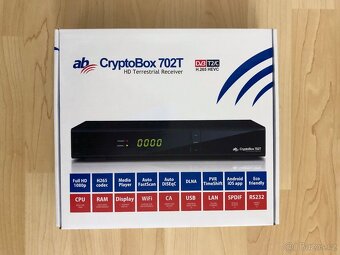 Set-top box DVB-T2: AB CryptoBox 702T - 8