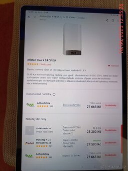 Plynový atmosférický kotel Ariston. - 8
