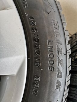 alu kola 195/60/R16 zimní kamiq - 8