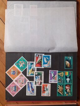 POŠTOVNÍ ZNÁMKY, FILATELIE - 3X ALBUM - 8