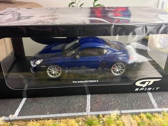 1:18 PORSCHE CAYMAN R - Blue - GT-Spirit Limited - 8