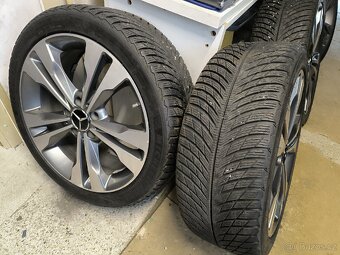 ALU kola Mercedes C 5x112 r18 Originál,zim.pneu98%+TPMS - 8