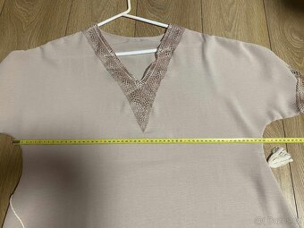 Letní béžové šaty - 8