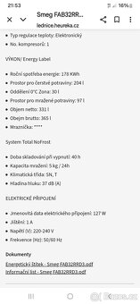 lednice SMEG FAB32RRD3 2 roky - 8