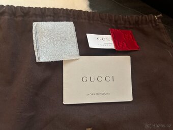 Kabelka Red Gucci Guccissima Mayfair Tote Bag - 8