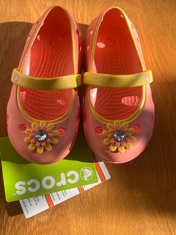 Crocs balerínky Keeley Petal Charm vel. C7 (EUR 23/24) - 8