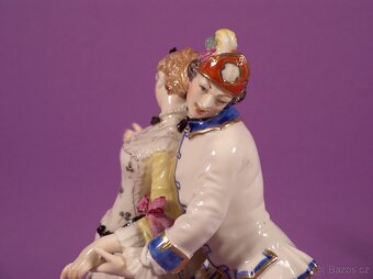 Stará porcelánová figurka z Nymphenburgu - 8
