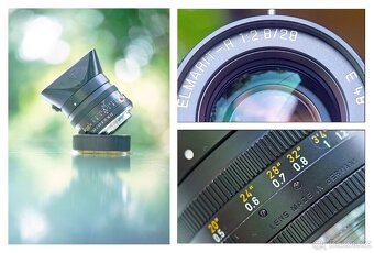 Servisovaná Leica Elmarit R 28mm #3.4M E48 (1987) Wetzlar - 8
