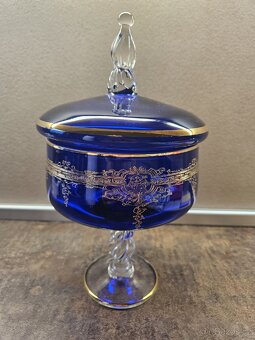 Skleněná souprava modrá - 8