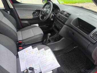 Škoda Roomster, 1,6TDI,KRÁSNÝ,JEN75TKM,1MAJ52L - 8