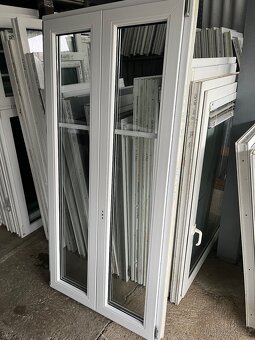 PVC DVOUKŘÍDLÉ OKNO MOŽNO JAKO TERASOVÉ DVEŘE 94x190 - 8