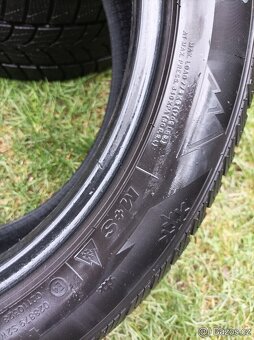 2 zimní pneumatiky Tristar 225/50/18  7-7,5mm - 8