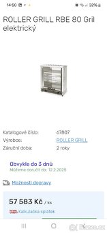 ROLLER GRILL RBE 80 - 8