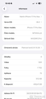 iPhone 17 Pro Max 512GB - 8