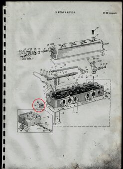 Historická hlava motoru MTZ-5L - 8
