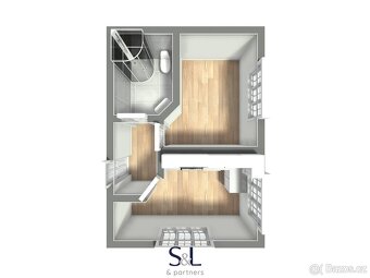 Nabízíme k pronájmu novostavbu bytu 2+kk s výměrou 31,2 m2, - 8