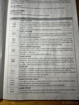 Vestavná trouba MORA s parní funkcí v záruce + 4 plechy - 8