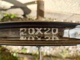Přední ráfek na kolo freestyle BMX 20" , 48 drátů - 8