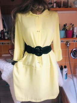 saty# Zara# letni# kosile #zluta# tehotenske - 8