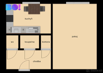 Pronájem bytu 1+1, 36 m², ul. Karolíny Světlé, Havířov-Podle - 8