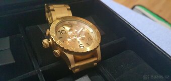 Nixon Zlaté hodinky aj strieborne veľká nad 5cm priemer - 8