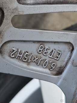 185/60/15 Letní Alu kola Škoda Rapid 5x100 - 8