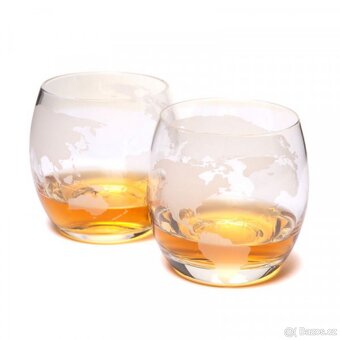 Sada na whisky KARAFKA GLOBUS a sklenice - 8