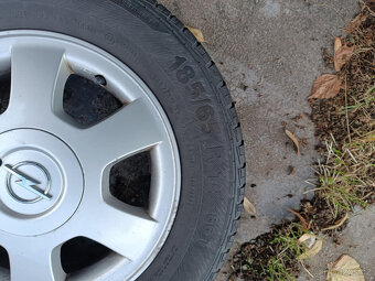 Kola + pneu 5Jx14 ET39, 185/65 R14 86T - vhodné pro Opel - 8