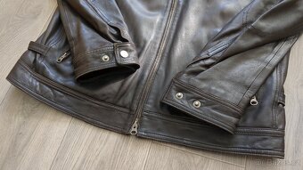 Pánská kožená bunda Massimo Dutti - vel. L/XL - 8