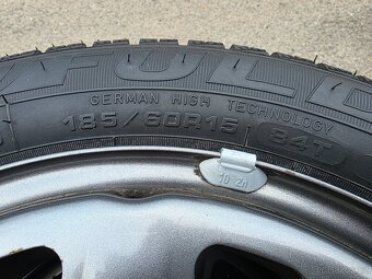 185/60 R15 Zimní kola Škoda Fabia III Antracit 5x100 - 8