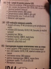 Led nástěnné svítidlo nerez ip44 - 8