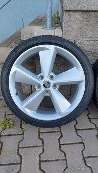 Alu kola 5x112 r18 originál Škoda Octavia III - 8